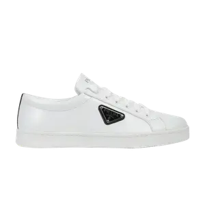 Кроссовки Prada Wmns Logo Brushed Sneakers White, белый