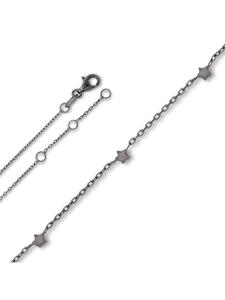 ONE ELEMENT Браслет на лодыжку, круглая цепочка-якорь из серебра 925 пробы, диаметр 25 см