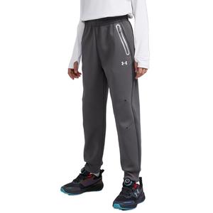 Детские вязаные спортивные штаны полный обзор FW25 Under Armour, темно-серый