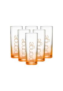 Набор бокалов Ritzenhoff & Breker Flash, 360 мл, 6 штук, оранжевый