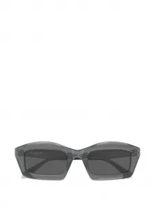 Прямоугольные солнцезащитные очки Alaia, серый