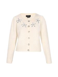 Женский кардиган цвета слоновая кость faina