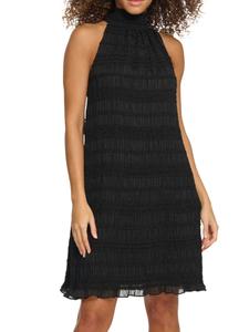 Мини-платье из хлопчатобумажной ткани Kensie, черный