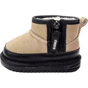 Детские утепленные ботинки Kids QINUOSHU, черный