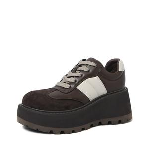 Низкие повседневные туфли, увеличивающие рост, женские CAMEIDO, Chocolate