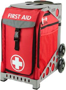 Сумка ZUCA с вкладышем для оказания первой помощи и серой рамой с мигающими колесами