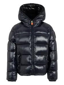 Пуховик с капюшоном Save The Duck Kids, синий