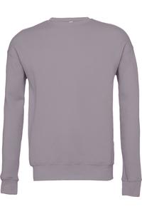 Толстовка унисекс для взрослых из флиса Bella + Canvas с заниженной линией плеч, цвет storm