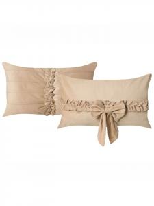 Beliani Комплект из 2 декоративных подушек BELLE бежевого цвета