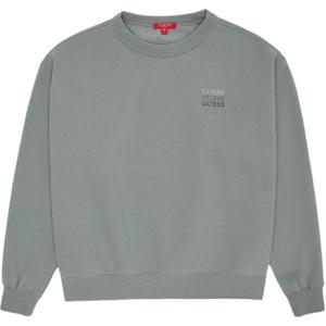 Свитшот женский GUESS, серо-зеленый