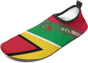 Пляжная обувь Calculay Guyana - Trinidad с флагом Кейптауна (5x3 фута), обувь для плавания и пляжа для мужчин и женщин, обувь для йоги в бассейне, кроссовки для серфинга, 9/10women,7/8men Style-13