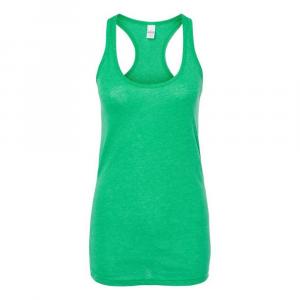 Женская майка Tultex Racerback из полиэстерового материала, цвет Heather Kelly