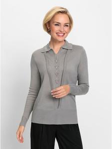 Свитер с длинными рукавами каменно-серого цвета WITT WEIDEN