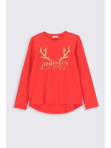 Толстовка Coccodrillo T-Shirt mit langen Ärmeln, красный