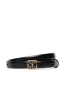 Женский ремень Emblem Buckle 15Mm Fixed Smooth LV04F7061G Calvin Klein, черный