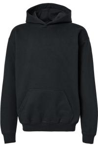 Gildan Softstyle Молодежный Мидвейт Толстовка с капюшоном, черный