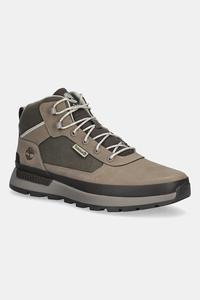 Кожаные ботинки Field Trekker Mid Timberland, серый