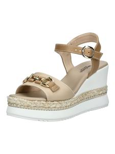 Сандалии на плоской подошве Nero Giardini, бежевый