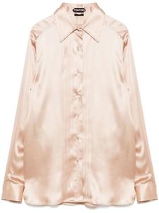 TOM FORD шелковая блузка, нейтральный