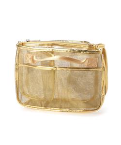 сумка-в-мешок из тюля Cash Kashkash с эффектом металлик
