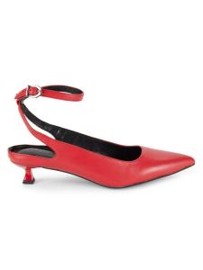 Туфли-лодочки Miracle 40 мм из кожи Kitten Sanctuary, красный