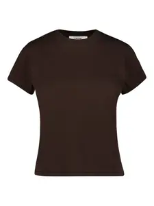 Футболка с круглым вырезом и короткими рукавами Frame, коричневый