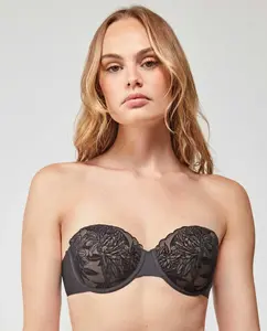 Съемный бюстгальтер-бандо с глубоким вырезом Gisela, чёрный