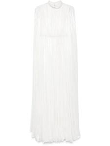 Ana Radu плиссированное платье, белый