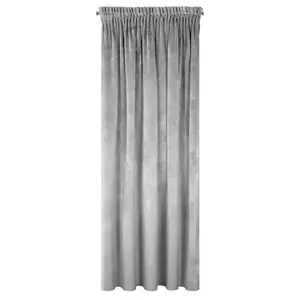 Штора ВИЛЛА, готовая на ленте, 140х270 см, сталь Eurofirany