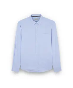 Хлопковая рубашка с узором «гусиная лапка». Paul & Shark, синий