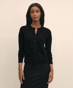 Кардиган с круглым вырезом из мериносовой шерсти