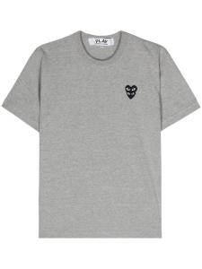 Comme Des Garçons Play футболка с логотипом, серый