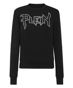 Толстовка с кристаллами Philipp Plein, черный