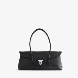 Сумка кожаная Lemaire, черный