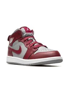 Кроссовки Air Jordan 1 Mid Jordan Kids, красный