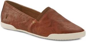 Женские слипоны Frye Melanie из премиальной кожи с белыми резиновыми носками и подошвой, кожаной подкладкой и съемными стельками - подошва 1 ¼ дюйма