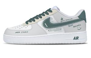 Кроссовки для скейтбординга Air Force 1 Kids Nike, серый