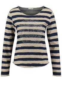 Рубашка Key Largo Happiness, бежевый/темно-синий