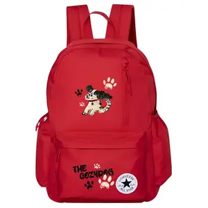 Converse Полиэстеровый рюкзак средний размер унисекс красный, Puppy 1