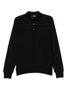 Свитер из смеси шерсти мериноса Gran Sasso, черный