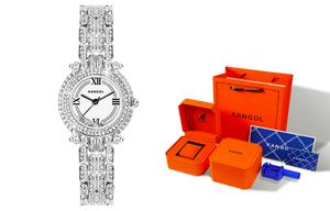 Небо Полно Звёзд Кварцевый Механизм Металлический Ремешок Женские Часы Белый Циферблат KANGOL