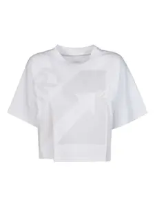 Укороченный топ с принтом Arrow Autry, белый