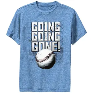 Футболка с принтом "Boys going going gone" Licensed Character, синий