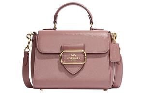 Кожаный портфель, Сумка, Плечевая сумка, Кроссбоди Трампетс Женская Розовый COACH