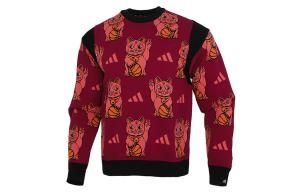 Свитер мужской красный Adidas, красный