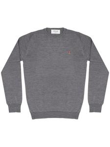 PELO FOUNDATION джемпер с аппликацией в виде собаки, серый