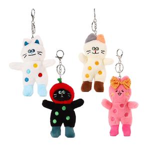 Плюшевый кулон с милыми котятами в горошек, высота 15 см A little tide to play