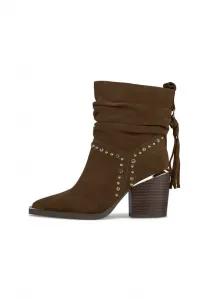 Ковбойские/Байкерские ботильоны Alma En Pena, Camel