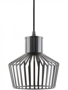 Leitmotiv Подвесной светильник "Lignes" серого цвета - (В)14,3 x Ø 18 см