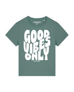 Рубашка Watapparel Good vibes only, зеленый